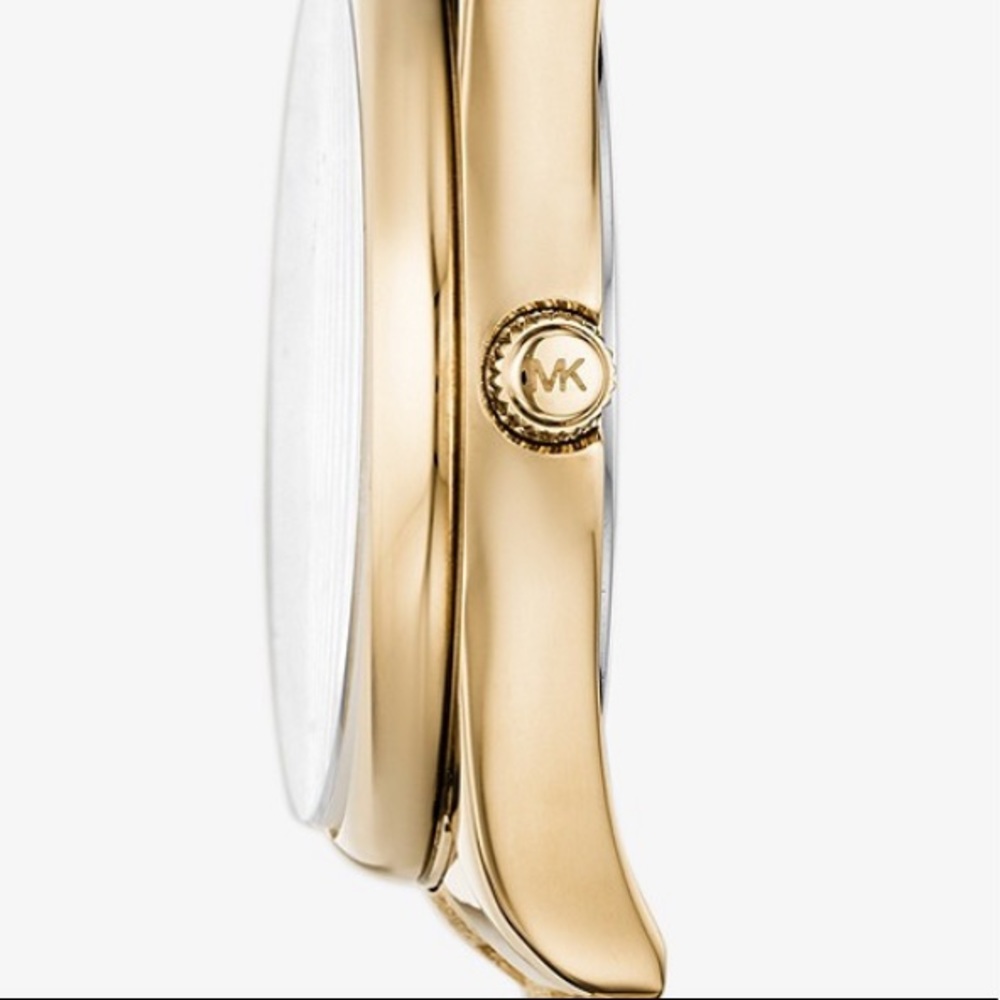 🆕Michael Kors Colette Three-Hand Gold-Tone Watch - Picture 7 of 14
